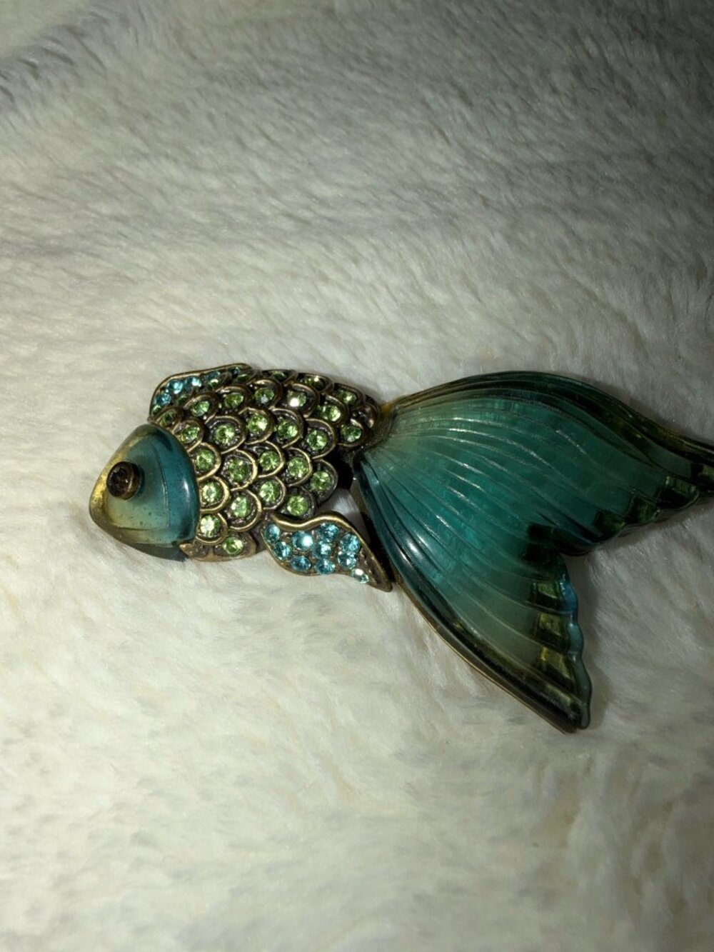 fish brooch